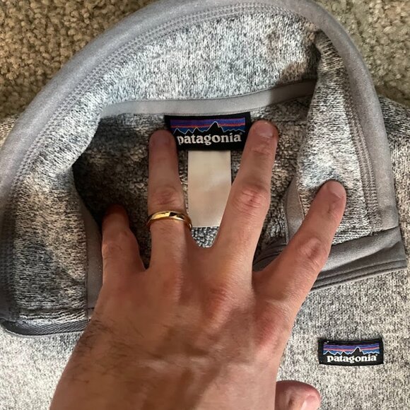 PATAGONIA Women's Extra Small (XS) Gray Better Sweater 1/4 Zip - Style 25618 - Picture 3 of 5